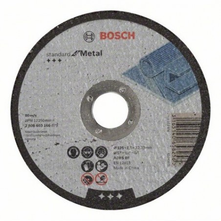 Pak Bosch doorslijpschijf standard for Metal 125mm (25)