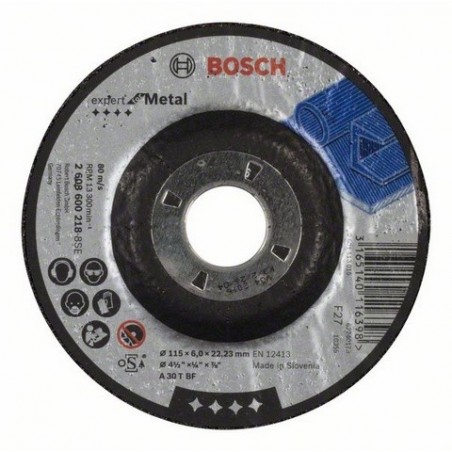 Bosch afbraamschijf Standard for Metal 115mm (10)