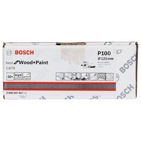 Bosch schuurbladen C470 125mm 8 gaten k100 (50)