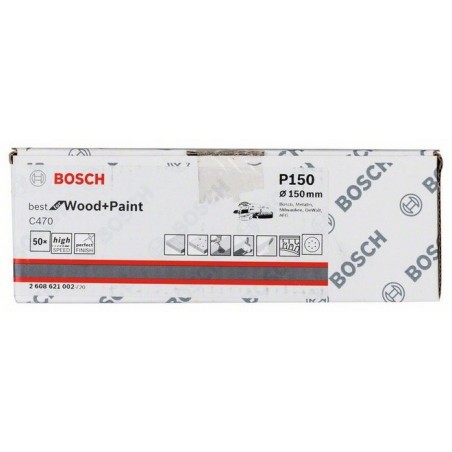 Bosch schuurbladen C470 150mm 6 gaten k150 (50)