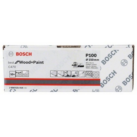 Bosch schuurbladen C470 150mm Multiperforatie k100 (50)