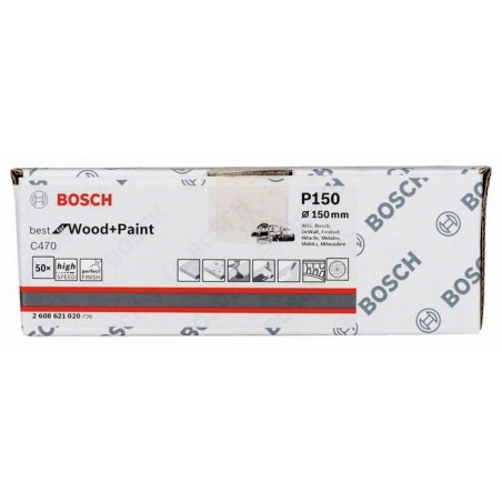 Bosch schuurbladen C470 150mm Multiperforatie k150 (50)