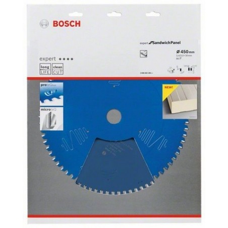 Bosch cirkelzaagblad Expert for Sandwich Panel 450mm., as30mm, 86tands