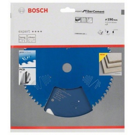 Bosch cirkelzaagblad Expert for Fiber Cement 190mm,as30mm.,4tnds