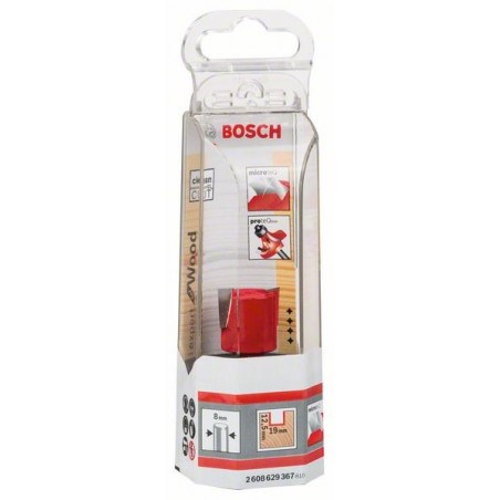 Bosch scharnierfrees Expert for Wood, schacht 8mm., diam.19mm.
